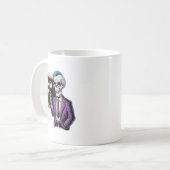 Mug 67 Mème de professeur de mathématiques Brainrot Si (Devant gauche)