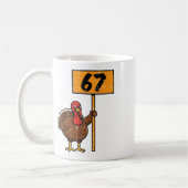 Mug 67 Meme Dinde Drôle Thanksgiving 6 7 Garçons Adole (Gauche)