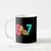 Mug 67 Meme Drôle Six Sept Génération Alpha Argot Noël (Gauche)