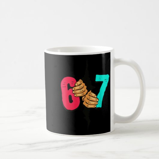 Mug 67 Meme Drôle Six Sept Génération Alpha Argot Noël (Droite)