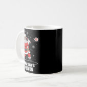 Mug 67 Meme Drôle Six Sept Noël 6-7 Meme Santa 6 (Devant gauche)