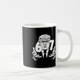 Mug 67 Meme Drôle Trump 67 Mains Meme Argot 6 7 Mains 