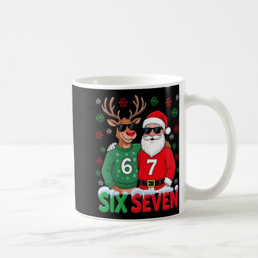 Mug 67 Meme Funny Christmas Santa Six Seven  (Droite)
