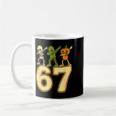 Mug 67 Meme Funny Halloween Numbers Six Seven Men Wome (Gauche)