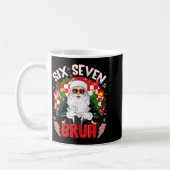Mug 67 Meme Funny Six Seven Bruh Christmas Santa 6 7 M (Gauche)