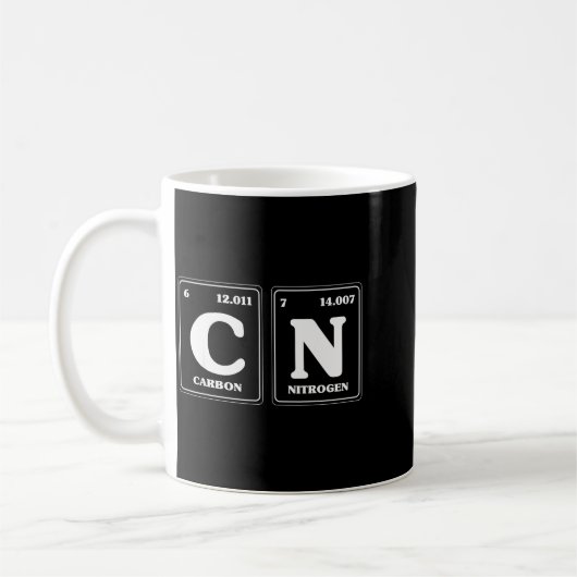 Mug 67 Meme Funny Teacher Science Periodic Table Retro (Gauche)