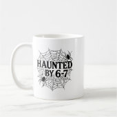 Mug 67 Meme Halloween Araignée Hantée - Six Seven Gén  (Gauche)