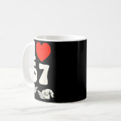 Mug 67 Meme I Love Six Seven  (Devant gauche)