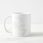 Mug 67 Meme Main de squelette drôle Halloween Six Sept (Gauche)
