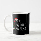 Mug 67 Meme Nice Naughty Six Seven Gen Alpha Funny Chr (Gauche)