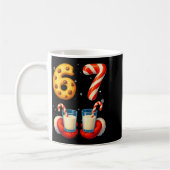 Mug 67 Meme Noël Cookie Canne Sucrée Drôle Six Sept (Gauche)
