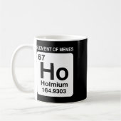 Mug 67 Meme Numéro Élément du tableau périodique des M (Gauche)