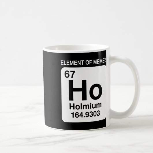 Mug 67 Meme Numéro Élément du tableau périodique des M (Droite)