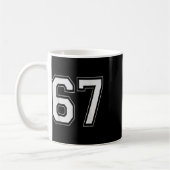 Mug 67 Meme Numéro Six Sept Argot Gen Alpha 6 7 (Gauche)