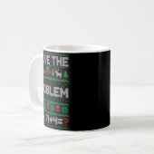 Mug 67 Meme Pemdas Math Joke Teacher Ugly Christmas Sw (Devant gauche)