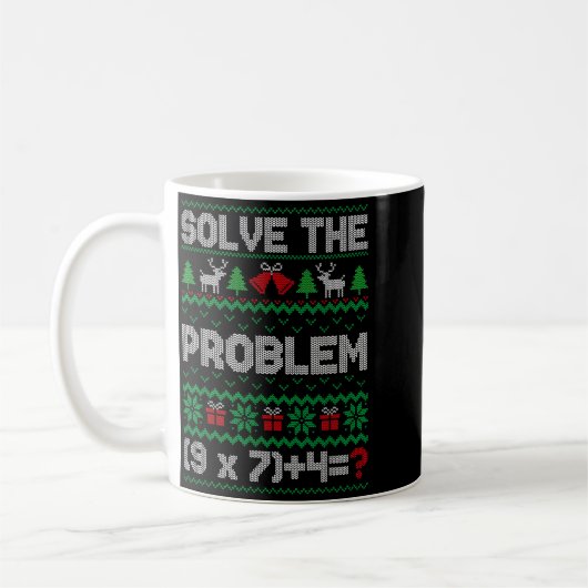 Mug 67 Meme Pemdas Math Joke Teacher Ugly Christmas Sw (Gauche)