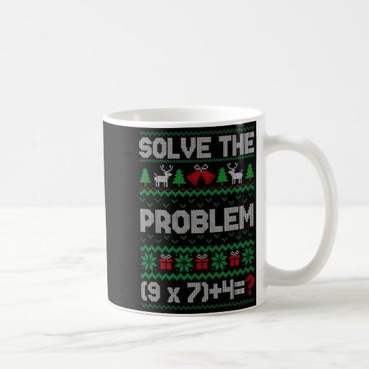 Mug 67 Meme Pemdas Math Joke Teacher Ugly Christmas Sw (Droite)