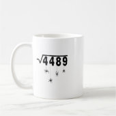 Mug 67 Mème Prof de maths 6 7 Halloween Araignées Carr (Gauche)