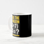 Mug 67 Meme Prof de Maths Drôle École 6-7 Pourriture C (Devant gauche)