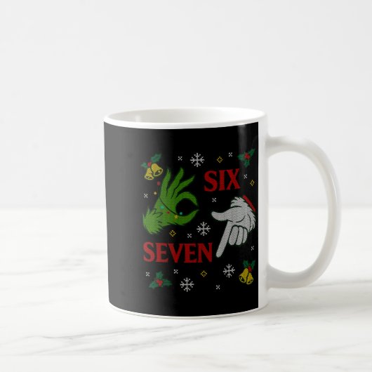 Mug 67 Meme Santa Hands Christmas Ugly Sweater Xmas Ce (Droite)