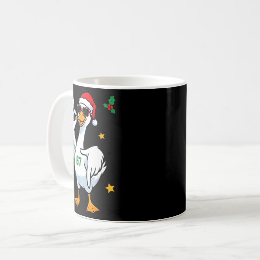 Mug 67 Meme Silly Goose 6 7 Funny Six Seven Christmas (Devant gauche)