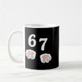 Mug 67 Mème Six Sept 6 7 Chemise Mème Drôle Chat 67 (Gauche)