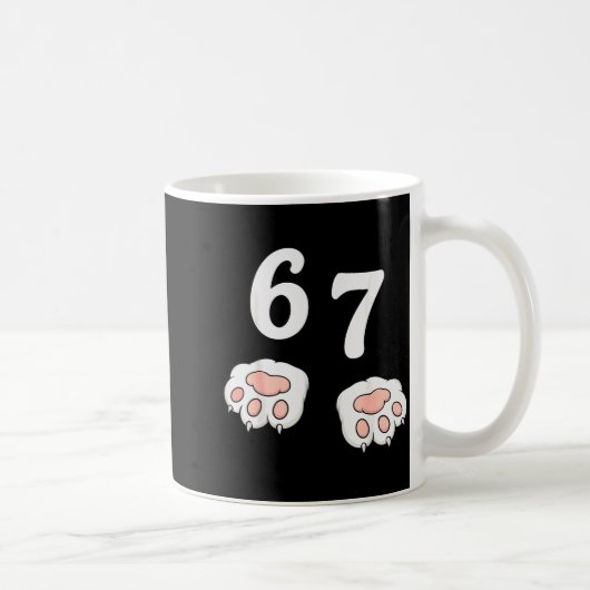 Mug 67 Mème Six Sept 6 7 Chemise Mème Drôle Chat 67 (Droite)