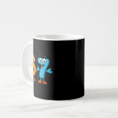 Mug 67 Mème Six Sept Enfants Blocs Numéro Prof de Math (Devant gauche)