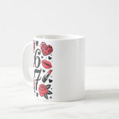 Mug 67 Meme Six Seven 67 Meme Six Seven 6 7 Valentine  (Devant gauche)