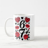 Mug 67 Meme Six Seven 67 Meme Six Seven 6 7 Valentine  (Gauche)