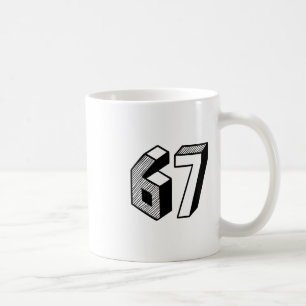 Mug 67 Meme Six Seven 6-7 Blague drôle d'Internet Vira