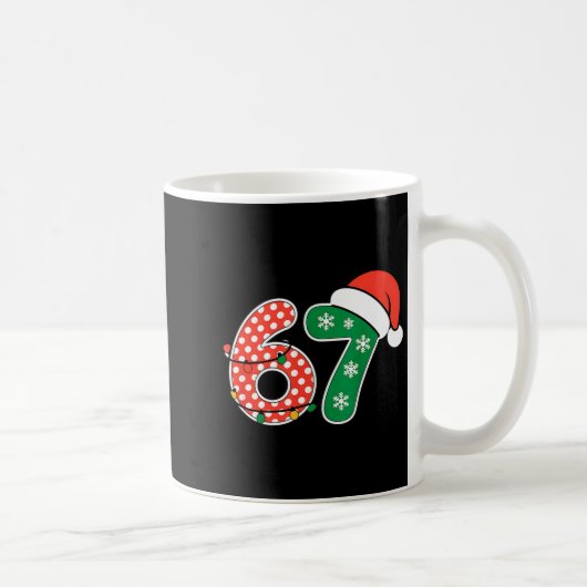 Mug 67 Meme Six Seven Drôle de Noël 6 7 Meme Hommes Fe (Droite)