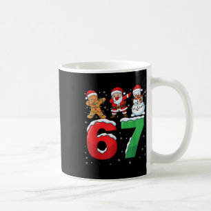 Mug 67 Meme Six Seven Santa en dab 6 7 Noël drôle