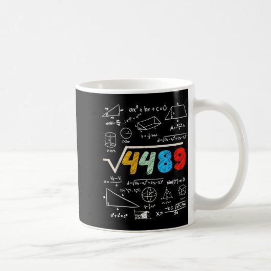 Mug 67 Meme Square Root 4489 Do The Math Funny Birthda (Droite)
