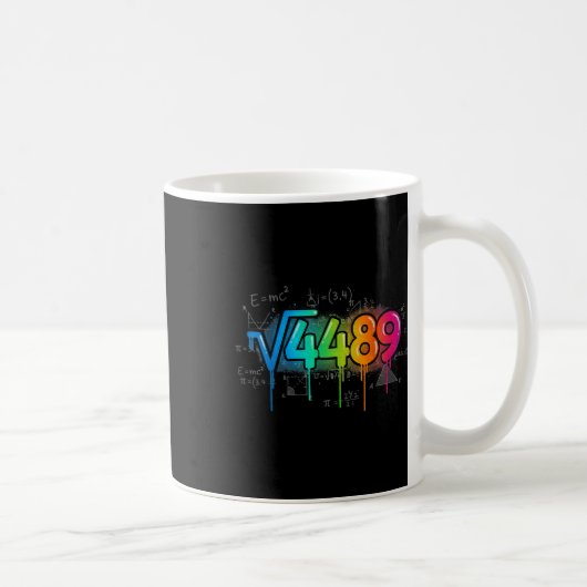 Mug 67 Meme Square Root 4489 Drip Six Seven Math Teach (Droite)