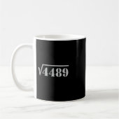 Mug 67 Meme Square Root 4489 Slang Math 6 7 Retro Men  (Gauche)
