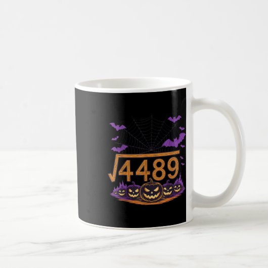 Mug 67 Meme Square Root 4489 Slang Math Halloween Cost (Droite)