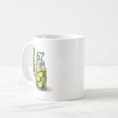 Mug 67 Meme Surprise Pickle Un Pot De Pickles Tranchés (Devant gauche)