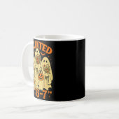 Mug 67 Meme Tendances Fantôme Halloween Drôle Six Sept (Devant gauche)