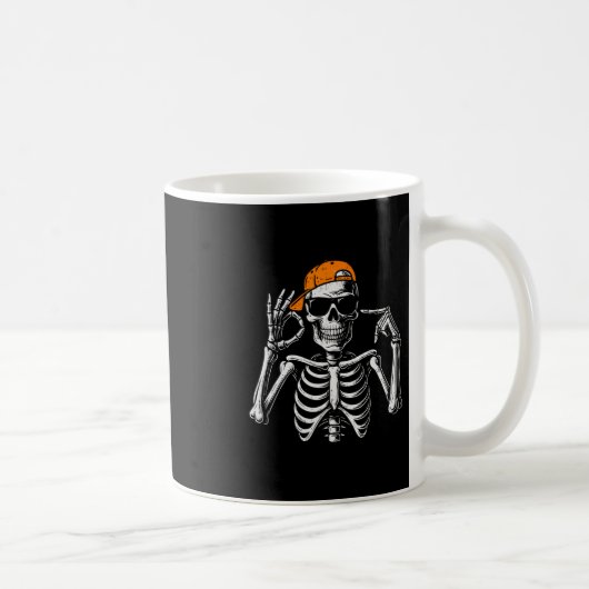 Mug 67 Meme Trendy Skeleton Halloween Funny Six Seven  (Droite)