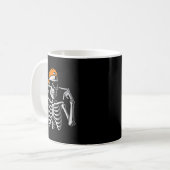 Mug 67 Meme Trendy Skeleton Halloween Funny Six Seven (Devant gauche)