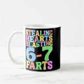 Mug 67 Meme Valentine's Day Six Seven 6-7 Funny Steali (Gauche)