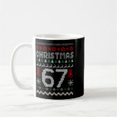 Mug 67 Meme Xmas Gen Alpha Fun Six Seven Ugly Christma (Gauche)