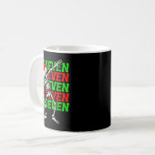 Mug 67 Noël Drôle Six Sept Mème Brainrot Dabbing (Devant gauche)