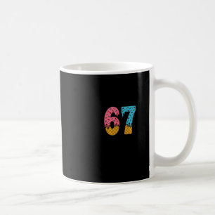 Mug 67 Number Six Seven Alpha Slang Glace Crème Goutte