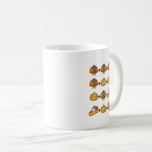 Mug 67 Opération de commande Dinde Prof de maths Actio (Devant droit)