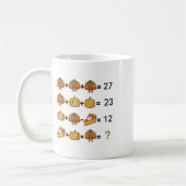 Mug 67 Opération de commande Dinde Prof de maths Actio (Gauche)