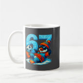 Mug 67 Penguin Soccer Funny Winter Meme Gift  (Gauche)