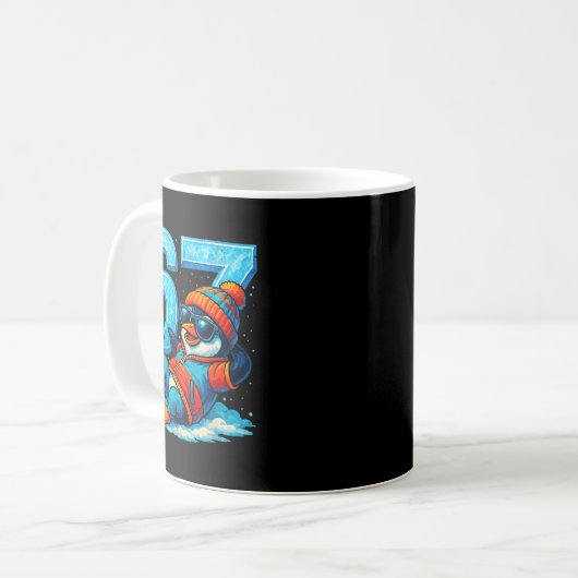 Mug 67 Penguin Soccer Funny Winter Meme Gift  (Devant gauche)