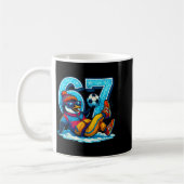 Mug 67 Penguin Soccer Funny Winter Meme Gift  (Gauche)